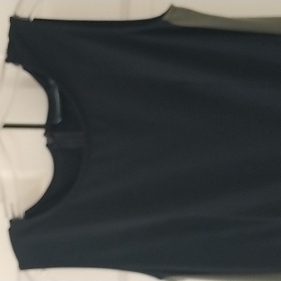 Cynthia Rowley Fit & Flare Black & Green Dress M - Picture 4 of 12